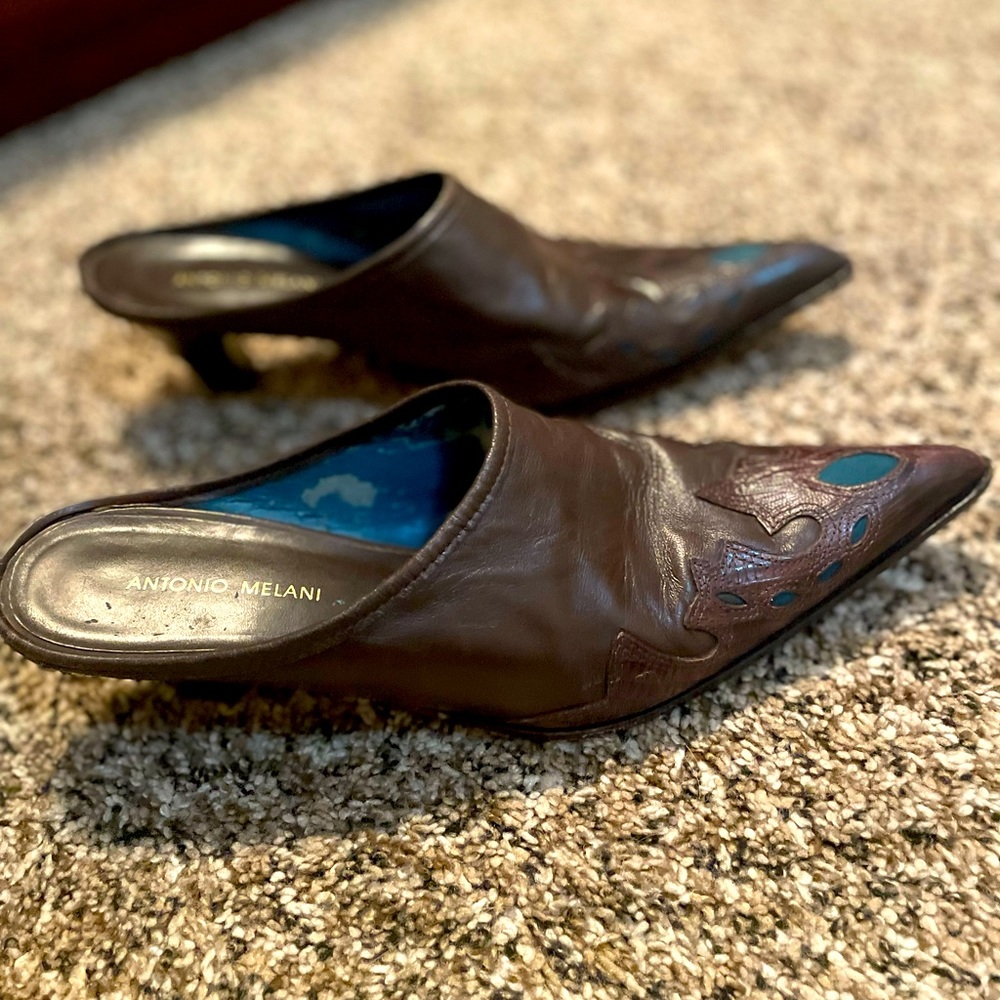 Western vintage mules